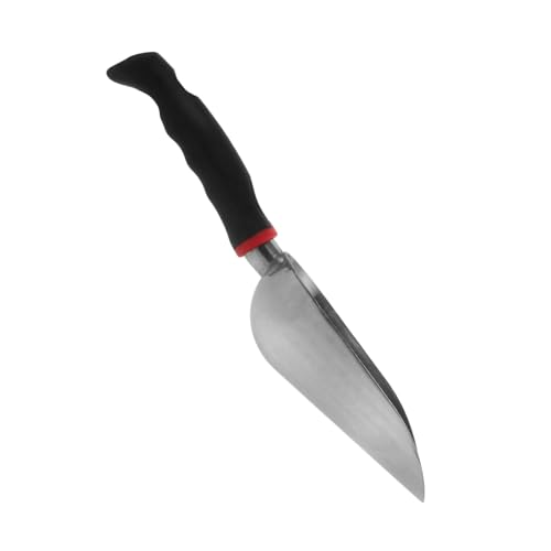 SOPOTUTU Metall Gartenschaufel Handspaten Aluminium Legierung Orangeton Multifunktional EIS und Bodenschaufel Ergonomisch Gartenarbeit Werkzeug und Robust von SOPOTUTU