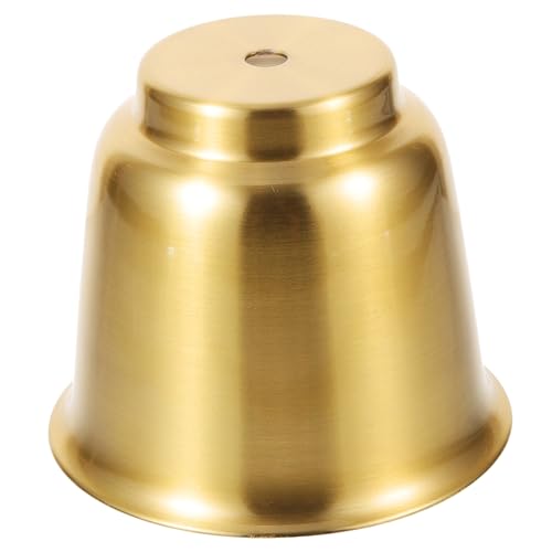 SOPOTUTU Metall Lampenschirm Glockenform Kupferfarben DIY Kreativ für Deckenleuchte Wandlampe Stehlampe Vielseitiger Metall Abdeckung Kompakt Robust von SOPOTUTU