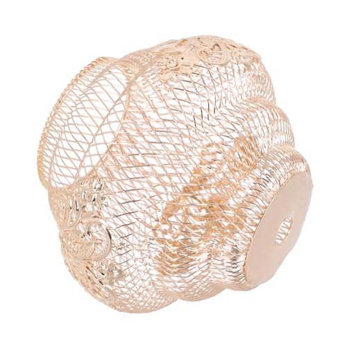SOPOTUTU Metall Lampenschirm Hängelampe Retro Stil Goldfarben Eisen Draht Lampenabdeckung Vintage Lichtschutz für Wohnzimmer Schlafzimmer Dekoration SOPOTUTU Metall Lampenschirm Hängelampe Retro Stil Goldfarben Eisen Draht Lampenabdeckung Vintage Lichtschutz für Wohnzimmer Schlafzimmer Dekoration von SOPOTUTU