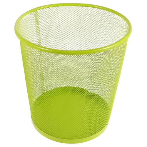 SOPOTUTU Metall Mesh Mülleimer ohne Deckel Rund Offener Abfalleimer für Bad Schlafzimmer Büro Stabiler Leichter Papierkorb mit Atmungsaktivem Design Platzsparend Stapelbar Einfach zu SOPOTUTU Metall Mesh Mülleimer ohne Deckel Rund Offener Abfalleimer für Bad Schlafzimmer Büro Stabiler Leichter Papierkorb mit Atmungsaktivem Design Platzsparend Stapelbar Einfach zu von SOPOTUTU