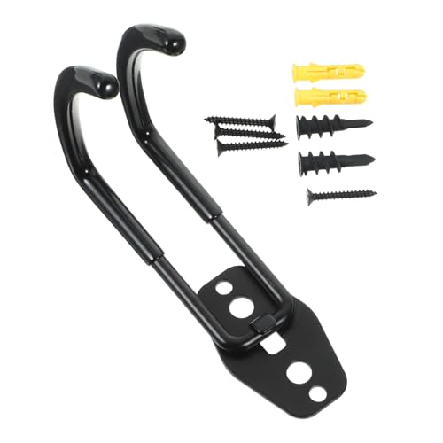 SOPOTUTU Metallwerkzeughaken Wandhalterung Robust Langlebig für Leiter Besen Gartengeräte Lagerung Organizer Multifunktional für Garage von SOPOTUTU