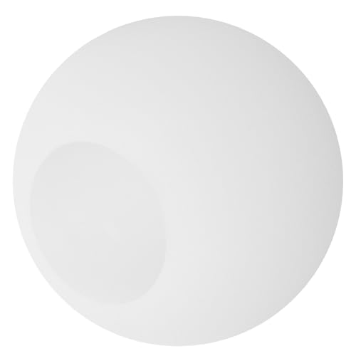 SOPOTUTU Milchglas Lampenschirm Handgefertigt Frostglas Ersatz Lampenschirm Kugel Form Pendelleuchte Weiß Langlebig und Farbbeständig von SOPOTUTU
