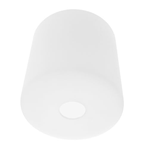 SOPOTUTU Milchweißes Glas Lampenschirm Zylinderform Fassung Ersatz Lampenschirm Mittelgroß Bruchsicher Für Pendel Steh Tischleuchten Wohnraumbeleuchtung von SOPOTUTU