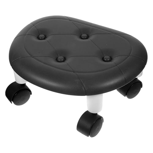 SOPOTUTU Schuhhocker Niedriger Rollhocker Mit Universalrollen Tragbarer Mini-hocker Für Drinnen Und Draußen Bequemer Sitz Zum Entspannen Und Ausruhen von SOPOTUTU