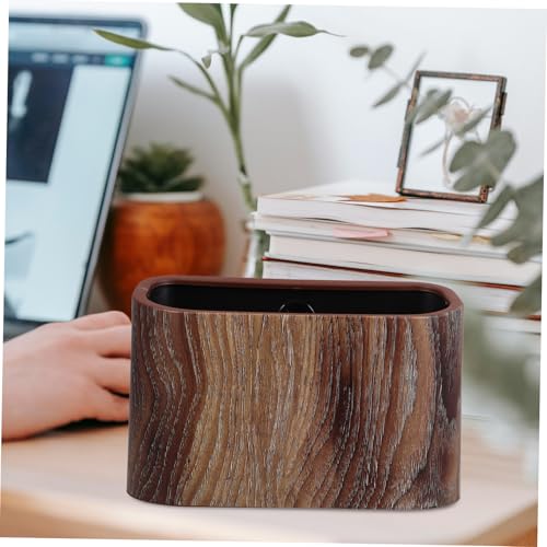 SOPOTUTU Mini Tischmülleimer aus Robustem PP und Leicht zu Reinigen Moderner Stilvoller Abfalleimer für Bad Schlafzimmer und Büro Tragbarer Kleiner Desktop Abfallkorb für Zuhause von SOPOTUTU