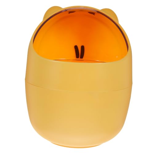 SOPOTUTU Mini Tischmülleimer mit Deckel Cartoon Design Kompakter Desktop mülleimer aus Robustem Material für Büro Schlafzimmer Küche und Studentenwohnheim Praktischer Kleiner Abfalleimer SOPOTUTU Mini Tischmülleimer mit Deckel Cartoon Design Kompakter Desktop mülleimer aus Robustem Material für Büro Schlafzimmer Küche und Studentenwohnheim Praktischer Kleiner Abfalleimer von SOPOTUTU