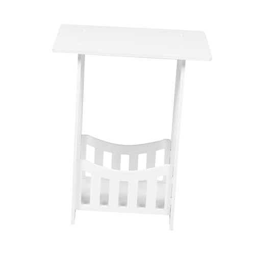 SOPOTUTU Moderner Beistelltisch aus Holzverbund Stabiler Nachttisch mit Ablagefläche Kompakter Kleiner Couchtisch für Wohnzimmer und Schlafzimmer Multifunktionaler Sofatisch als Nacht und von SOPOTUTU