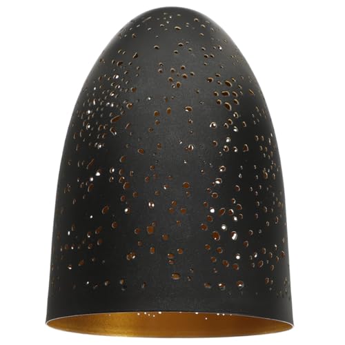 SOPOTUTU Moderner Eisen lampenschirm Schwarz mit Hohlmuster Langlebiger Lichtschutz für Tischlampe Deckenlampe und Stehleuchte Dekorativer Ersatzschirm für Wohnzimmer Büro und Restaurant SOPOTUTU Moderner Eisen lampenschirm Schwarz mit Hohlmuster Langlebiger Lichtschutz für Tischlampe Deckenlampe und Stehleuchte Dekorativer Ersatzschirm für Wohnzimmer Büro und Restaurant von SOPOTUTU