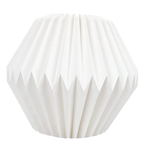 SOPOTUTU Moderner Faltbarer Papierlampenschirm Dekorativer Kreativer Origami Lampenschirm für Hängende Deckenleuchte Warmes Diffuses Licht für Wohnzimmer Restaurant Schlafzimmer von SOPOTUTU