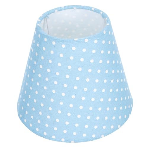 SOPOTUTU Moderner Lampenschirm aus Stoff Einfache Installation Langlebig Textil Weich Lichtstreuend für Schlafzimmer Wohnzimmer und Büro Universeller Lampenzubehör mit Blauem Punktmuster SOPOTUTU Moderner Lampenschirm aus Stoff Einfache Installation Langlebig Textil Weich Lichtstreuend für Schlafzimmer Wohnzimmer und Büro Universeller Lampenzubehör mit Blauem Punktmuster von SOPOTUTU