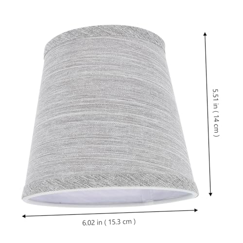 SOPOTUTU Moderner Stofflampenschirm aus Hochwertigem Textil Langlebige Pendelleuchte Lampenabdeckung Einfacher Dekorativer Lampenschirm für Wohnzimmer Schlafzimmer Esszimmer und Flur von SOPOTUTU