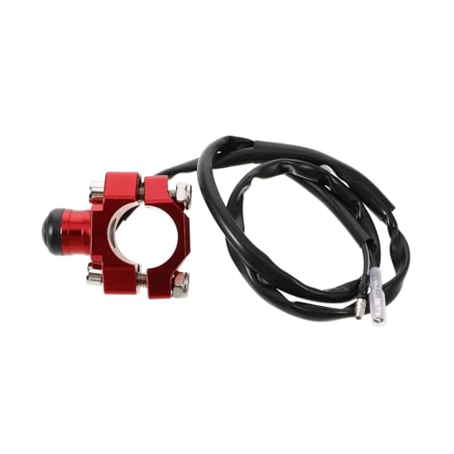 SOPOTUTU Motorrad Lenkerschalter Not aus Startknopf Atv Offroad Stop start Schalter Rot Einfache Montage Kompatibel für Quad Roller Geländefahrzeuge SOPOTUTU Motorrad Lenkerschalter Not aus Startknopf Atv Offroad Stop start Schalter Rot Einfache Montage Kompatibel für Quad Roller Geländefahrzeuge von SOPOTUTU