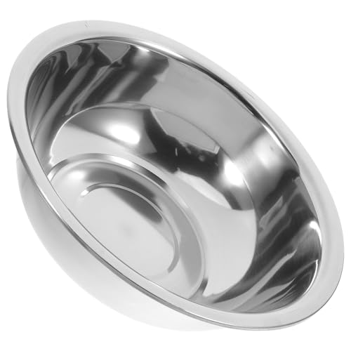 SOPOTUTU Multifunktionale Edelstahlwaschschüssel Tragbare Fußbadewanne für Gesichts und Fußwaschen für Zuhause und Reisen mit Großzügigem Fassungsvermögen von SOPOTUTU