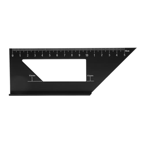 SOPOTUTU Multifunktionaler Aluminium Winkelmesser Lineal Präziser Schreinerwinkel Robustes Quadratwerkzeug für Holzarbeiten und Ingenieurprojekte Leicht und Langlebig SOPOTUTU Multifunktionaler Aluminium Winkelmesser Lineal Präziser Schreinerwinkel Robustes Quadratwerkzeug für Holzarbeiten und Ingenieurprojekte Leicht und Langlebig von SOPOTUTU