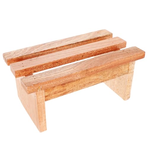 SOPOTUTU Multifunktionaler Holz Fußhocker rutschfest Sauna Fußstütze Beinstütze für Zuhause Bad und Wellness zur Entspannung Müder Beine Geeignet für Erwachsene von SOPOTUTU