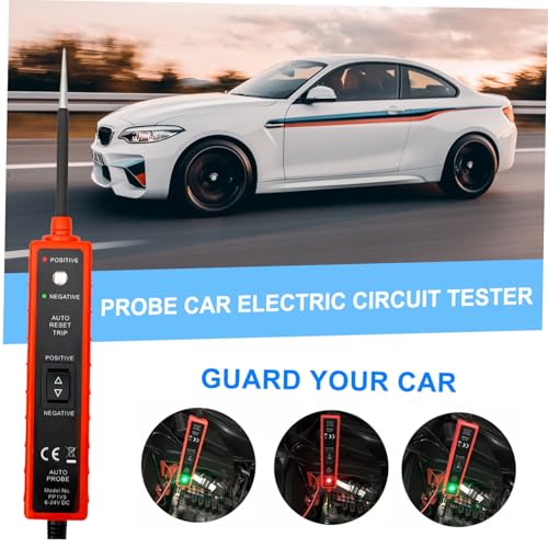 SOPOTUTU Multifunktionaler Kfz Stromkreistester Auto Prüflampe für Spannung und Durchgangstest Präzise Elektrische Fehlerdiagnose Robustes Metall Kunststoff Gehäuse Vielseitig für Auto Lkw von SOPOTUTU