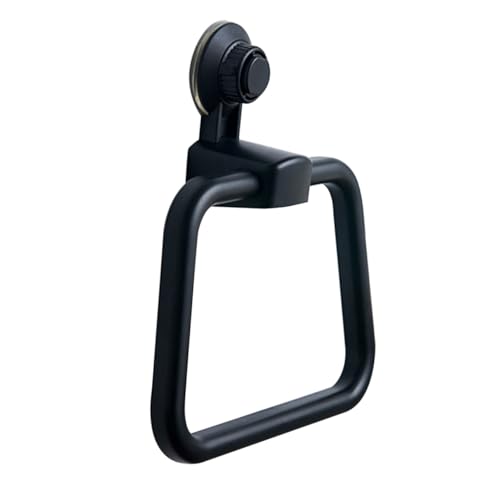 SOPOTUTU Multifunktionaler Saugnapf Handtuchring ohne Bohren Ölbeständig Wiederverwendbarer Vakuum Badezimmer Küchen Wandhalter Schwarz Tragkraft SOPOTUTU Multifunktionaler Saugnapf Handtuchring ohne Bohren Ölbeständig Wiederverwendbarer Vakuum Badezimmer Küchen Wandhalter Schwarz Tragkraft von SOPOTUTU