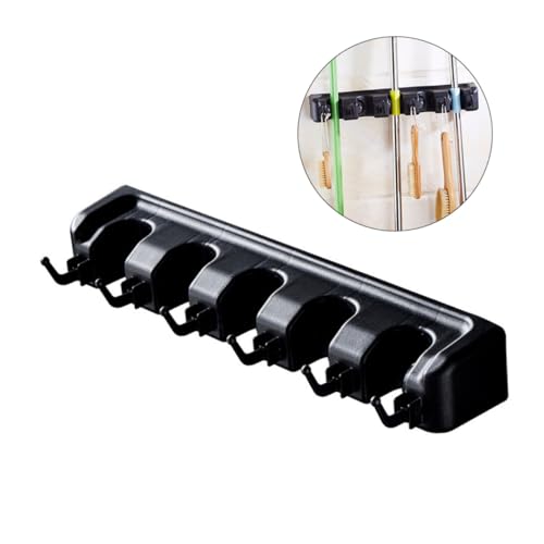 SOPOTUTU Multifunktionaler Wandhalter Mop Halterung mit Positionen und Haken Platzsparender Besen und Bürstenorganizer Stabil für Küche Garten Garage und Büro Einfache Montage SOPOTUTU Multifunktionaler Wandhalter Mop Halterung mit Positionen und Haken Platzsparender Besen und Bürstenorganizer Stabil für Küche Garten Garage und Büro Einfache Montage von SOPOTUTU