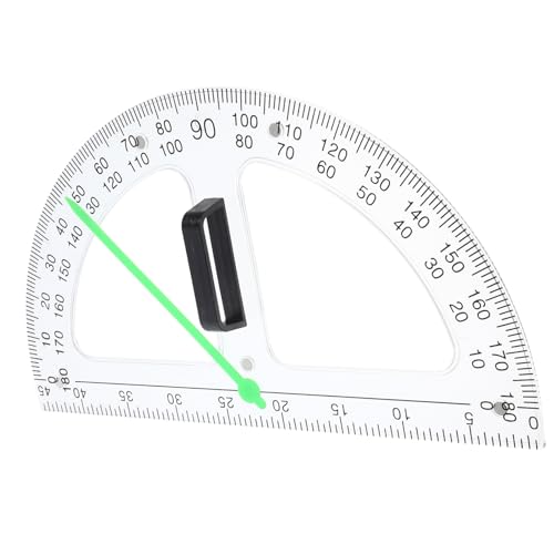 SOPOTUTU Multifunktionales Magnet Lineal mit Winkelmesser Präzise Messungen für Mathematikunterricht für Lehrer und Schüler von SOPOTUTU