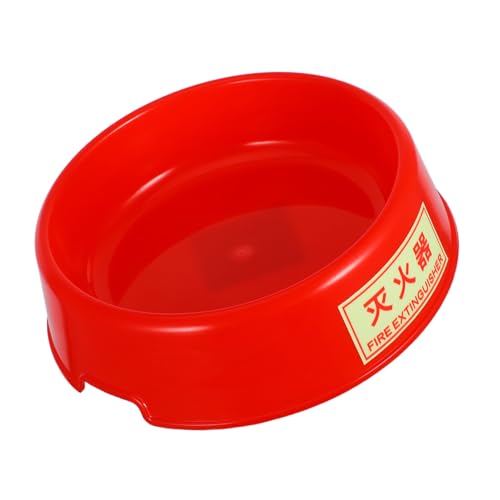 SOPOTUTU Nachtleuchtender Feuerlöscher bodenhalter aus Feuerfestem Kunststoff Reflektierende Basis für Feuerlöscher Vielseitiger Ständer zur Sicheren Lagerung im Haushalt und Gewerbe von SOPOTUTU