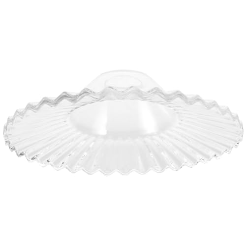 SOPOTUTU Nordischer Glas Lampenschirm für Deckenleuchte Eleganter Transparenter Lampenabdeckung Robustes Glasornament für Wohnzimmer Schlafzimmer Flur und Hoteldekoration von SOPOTUTU