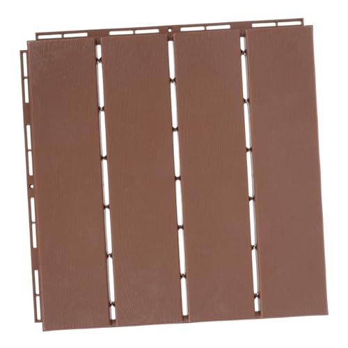 SOPOTUTU Outdoor Kunststoff Bodenbelag Langlebig Rutschfest für Garten Terrasse Balkon Splicing Floor Dekorativer Bodenbelag in Holzoptik Braun Rot SOPOTUTU Outdoor Kunststoff Bodenbelag Langlebig Rutschfest für Garten Terrasse Balkon Splicing Floor Dekorativer Bodenbelag in Holzoptik Braun Rot von SOPOTUTU