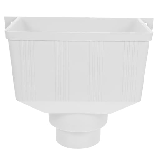 SOPOTUTU PVC Regenfallrohranschluss für Regentonne Robustes Langlebiges PVC Entwässerungsrohr Zubehör Universeller Wasserfangkasten mit Einfacher Montage Geeignet für Dachrinne und SOPOTUTU PVC Regenfallrohranschluss für Regentonne Robustes Langlebiges PVC Entwässerungsrohr Zubehör Universeller Wasserfangkasten mit Einfacher Montage Geeignet für Dachrinne und von SOPOTUTU