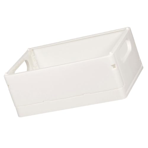 SOPOTUTU Praktische Faltbare Aufbewahrungsbox Groß Weiß Multifunktionaler Desktop Organizer mit Griff für Kosmetik Bücher Platzsparender für Haushalt und Büro SOPOTUTU Praktische Faltbare Aufbewahrungsbox Groß Weiß Multifunktionaler Desktop Organizer mit Griff für Kosmetik Bücher Platzsparender für Haushalt und Büro von SOPOTUTU
