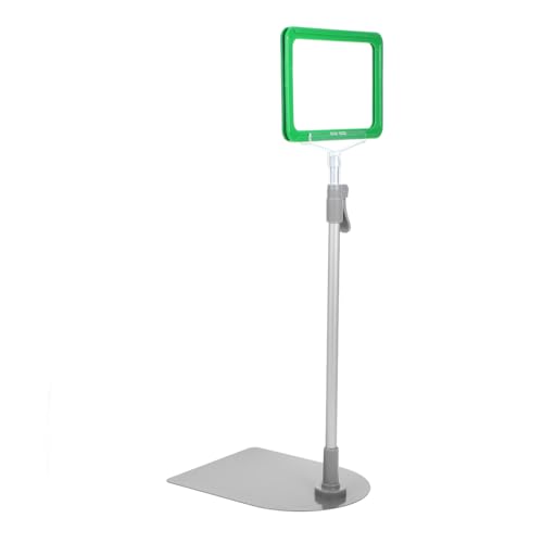 SOPOTUTU Preisdisplayhalter mit Grünem Rahmen und Silbernem Ständer Tischaufsteller für Supermarkt und Einzelhandel Stilvoller Preisschildhalter zur Produktpräsentation Einfache SOPOTUTU Preisdisplayhalter mit Grünem Rahmen und Silbernem Ständer Tischaufsteller für Supermarkt und Einzelhandel Stilvoller Preisschildhalter zur Produktpräsentation Einfache von SOPOTUTU