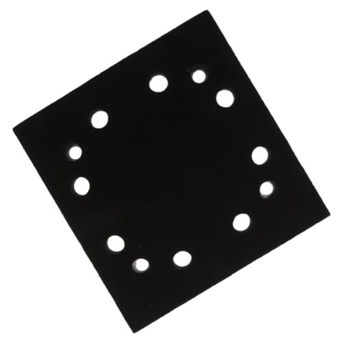 SOPOTUTU Professionelle Schleifteller Aluminium Selbstklebend Quadratisch Ersatz Schleifplatte für Elektroschleifer Robust Stabil für Möbel von SOPOTUTU