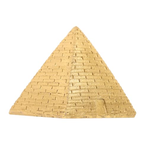 SOPOTUTU Pyramidenstatuendekor Aus Kunstharz Miniatur-pyramidenfigur Alten Ägypten Stil-Dekoration Für Bücherregal Einzigartig Kreativ Antik Ägyptisch Schreibtisch-Ornament Dekorativ SOPOTUTU Pyramidenstatuendekor Aus Kunstharz Miniatur-pyramidenfigur Alten Ägypten Stil-Dekoration Für Bücherregal Einzigartig Kreativ Antik Ägyptisch Schreibtisch-Ornament Dekorativ von SOPOTUTU