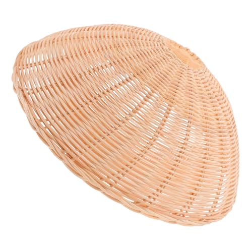 SOPOTUTU Rattan Lampenschirm Handgewebt Rustikal Deckenleuchte Abdeckung für Restaurant Esszimmer Schlafzimmer Warme Atmosphäre SOPOTUTU Rattan Lampenschirm Handgewebt Rustikal Deckenleuchte Abdeckung für Restaurant Esszimmer Schlafzimmer Warme Atmosphäre von SOPOTUTU