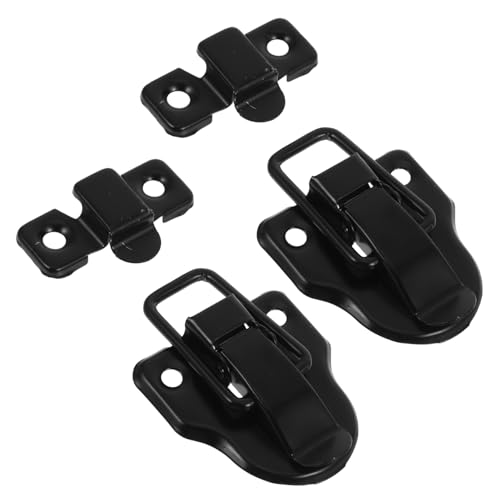 SOPOTUTU Retro Duckbilled Toggle Hasp Latch mit Schlossbohrung für Holzboxen Schmuckkästen Neue Chinesische Stil Metallverschluss für Schatullen Möbel Dekoration von SOPOTUTU