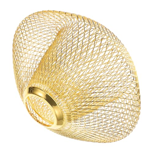 SOPOTUTU Retro Lampenschirm Hohl Vintage Deckenleuchte Hängelampe Abdeckung Eisen Kronleuchter für Esszimmer Wohnzimmer Flur Leicht zu Installieren Elegant und Robust von SOPOTUTU