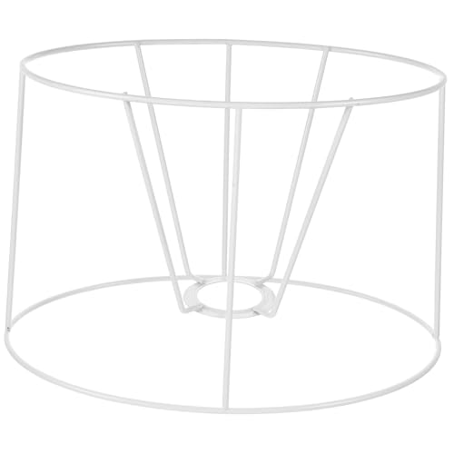 SOPOTUTU Retro Metall Lampenschirm Gestell Oval Fassung Verstellbar Robust Metallkäfig Lampenhalter für Tisch und Hängeleuchte Europäisches Design Einfache Montage Langlebig von SOPOTUTU