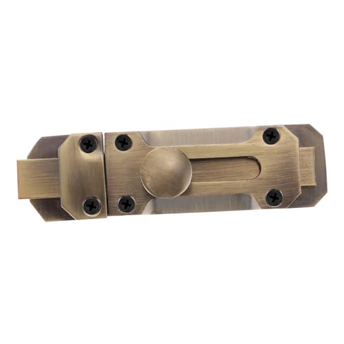 SOPOTUTU Retro Türschloss Schiebeschloss aus Zinklegierung Robust und Rostfrei für Holztüren Stabiles Schiebelock ohne Schlüssel Langlebiger Türriegel für Sichere Türfixierung SOPOTUTU Retro Türschloss Schiebeschloss aus Zinklegierung Robust und Rostfrei für Holztüren Stabiles Schiebelock ohne Schlüssel Langlebiger Türriegel für Sichere Türfixierung von SOPOTUTU