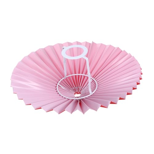 SOPOTUTU Roter Tischlampenschirm aus Stoff Lampenschirm für Nachttisch Wohnzimmer Schlafzimmer Vielseitig für Tisch Hängeleuchten Geeignet von SOPOTUTU