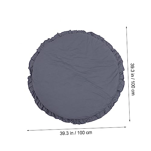 SOPOTUTU Runde Gepolsterte Krabbelmatte aus Weichem Material Komfortabler Spielteppich für Junge Mädchen Entlastet Druck und Fördert Krabbelaktivität für Babyzimmer und Kleinkinder SOPOTUTU Runde Gepolsterte Krabbelmatte aus Weichem Material Komfortabler Spielteppich für Junge Mädchen Entlastet Druck und Fördert Krabbelaktivität für Babyzimmer und Kleinkinder von SOPOTUTU