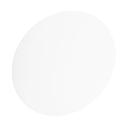 SOPOTUTU Runder Lampenschirm Ersatz Mattschicht Lichtdiffusor für Decken und Pendelleuchten Hochtransparente Stilvolle Abdeckung Durchmesser Dicke von SOPOTUTU