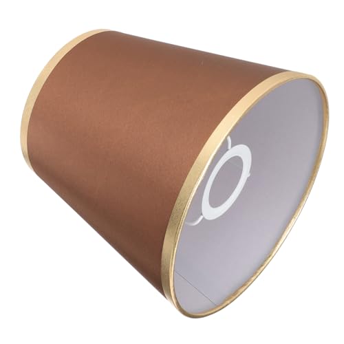 SOPOTUTU Runder Lampenschirm aus Stoff Lampenabdeckung für Tischlampe Stehlampe und Pendelleuchte Geeignet Wohnzimmer Schlafzimmer Beleuchtung Dekor von SOPOTUTU