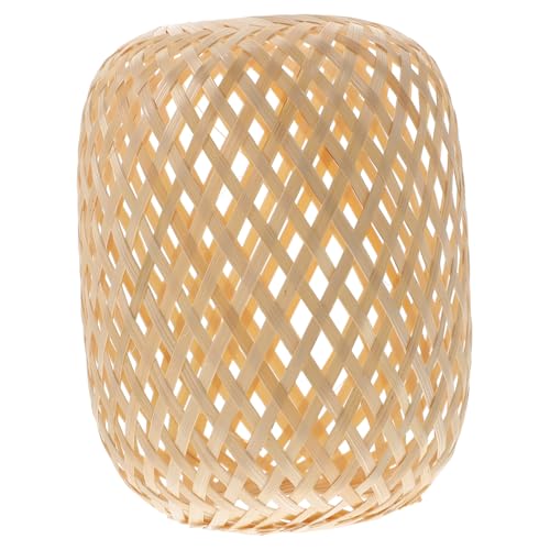SOPOTUTU Rustikaler Handgewebter Natürlicher Lampenschirm Pendelleuchte Lampenschirm Abdeckung Deckenleuchte Vintage Boho Stil für Schlafzimmer Wohnzimmer Büro SOPOTUTU Rustikaler Handgewebter Natürlicher Lampenschirm Pendelleuchte Lampenschirm Abdeckung Deckenleuchte Vintage Boho Stil für Schlafzimmer Wohnzimmer Büro von SOPOTUTU