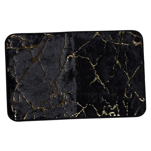 SOPOTUTU Rutschfester Badematte Badvorleger mit Marmor Design Wasserabsorbierend Skid Fußmatte für Badezimmer Badewanne Wohnzimmer und Büro Langlebig und Pflegeleicht von SOPOTUTU