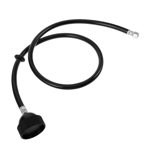 SOPOTUTU Salon Shampoo Wasserhahn mit Flexiblem Schwarzem Schlauch Ergonomischer Haarwaschbecken Sprühkopf Tragbar für Friseursalons und Barber Shops Kompatibel mit Haarpflegemischern von SOPOTUTU