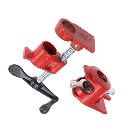 SOPOTUTU Schwere Eisen Rohrzwinge für Holzarbeiten Robuste Holzklemmzwinge Stabile Werkbankklemme für Metall Kunststoff und Holz für Schränke und Holzkisten Rot SOPOTUTU Schwere Eisen Rohrzwinge für Holzarbeiten Robuste Holzklemmzwinge Stabile Werkbankklemme für Metall Kunststoff und Holz für Schränke und Holzkisten Rot von SOPOTUTU