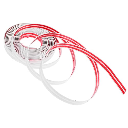 SOPOTUTU Selbstklebende Bodenübergangsleiste Breit Lang PVC Eckleiste Kantenschutz Bodenabdeckung Übergangsprofil für Teppich Fliesen Dekoration Einfache Montage Frei Zuschneidbar von SOPOTUTU