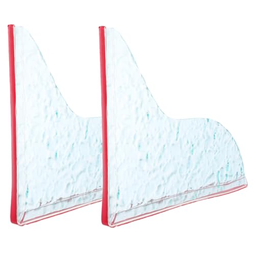 SOPOTUTU Selbstklebender Transparenter Wasserspritzschutz für Dusche Platzsparend für Badewanne Waschbecken und Kleine Badezimmer von SOPOTUTU