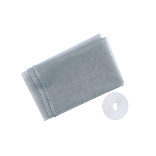 SOPOTUTU Selbstklebendes Unsichtbares Fenstergitter aus Robustem Polyester Feinmaschiges Insektenschutznetz Einfache Montage und Mückendicht für Wohn und Arbeitsräume von SOPOTUTU