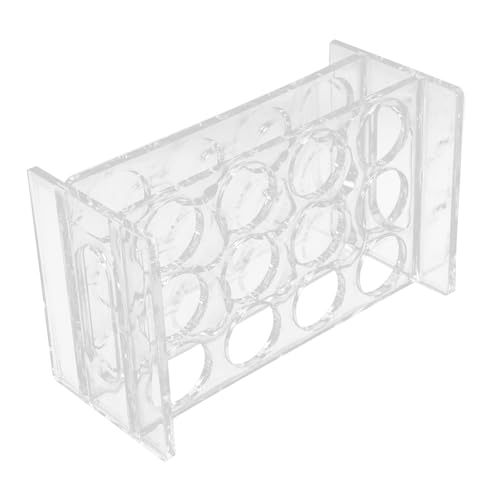 SOPOTUTU Shot Glass Holder Rund Reihig Fach Schnapsglas Halter Bar Regal Wiederverwendbar Leicht Tragbar Für Party Ausstellung Weihnachten Familienfeier von SOPOTUTU