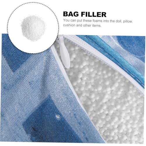 SOPOTUTU Sitzsack Füllmaterial Schaumpartikel Beutel Kissen Polsterfüllung für Stuhl Sofakissen DIY Bastelprojekte Leicht Vielseitig Verwendbar von SOPOTUTU