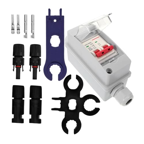 SOPOTUTU Solar Verteilerdose mit Überspannungsschutz Kunststoffgehäuse und Kupferanschlüssen Wetterfest für Innen und Außenbereich Vielseitige Solar Panel Junction Box für Elektrische SOPOTUTU Solar Verteilerdose mit Überspannungsschutz Kunststoffgehäuse und Kupferanschlüssen Wetterfest für Innen und Außenbereich Vielseitige Solar Panel Junction Box für Elektrische von SOPOTUTU